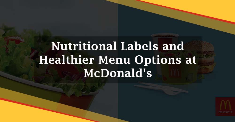 Healthier Menu Options at McDonald's